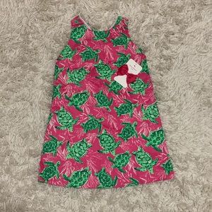 NWT Tommy Bahama Kids Sleeveless Turtle Dress&Bow